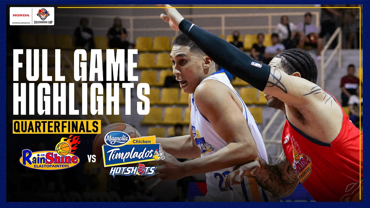 Magnolia, Jabari Bird fire back with 52-point QF beatdown of Rain or Shine | PBA Highlights